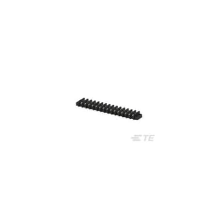 Te Connectivity Barrier Strip, 2 Row, 25 A, 300 V, 14 AWG 1-1546670-5